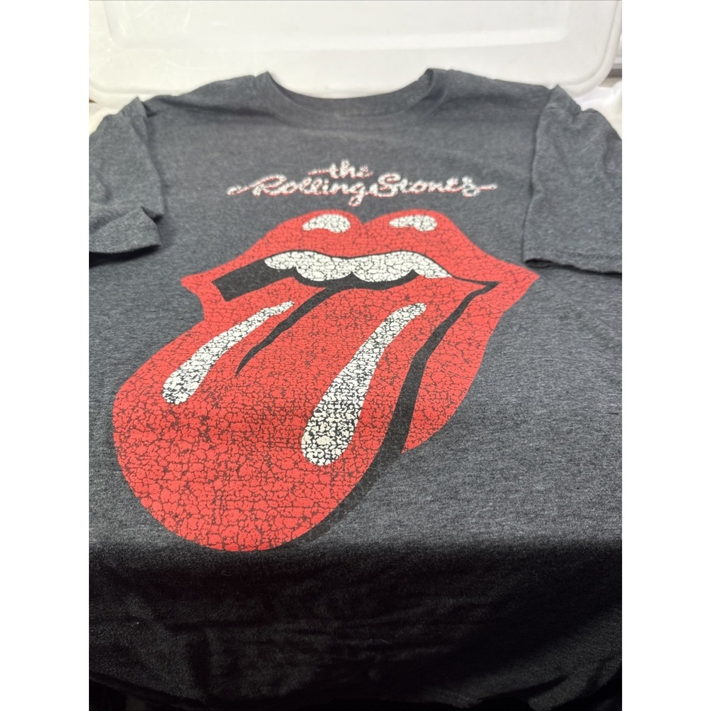 The Rolling Stones Charcoal  Heather Tee Shirt Xxl
